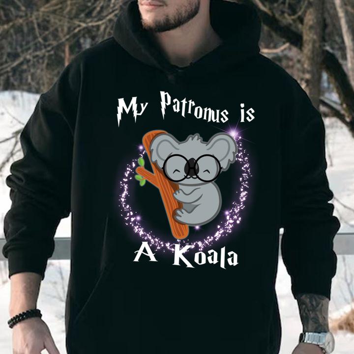 Official My Patronus is a Koala t-shirt hoodie