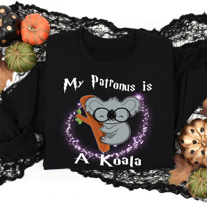 Official My Patronus is a Koala t-shirt sweatshirt
