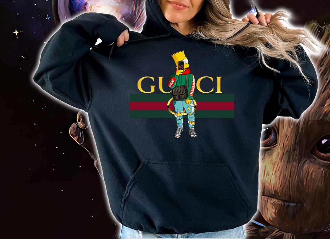 The Simpsons Bart Simpson Style Gucci t-shirt hoodie
