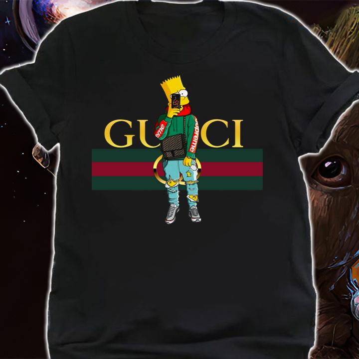 The Simpsons Bart Simpson Style Gucci t-shirt shirt