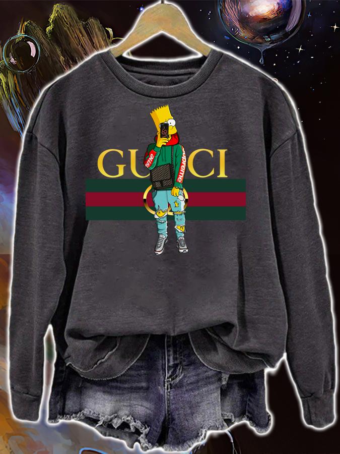 The Simpsons Bart Simpson Style Gucci t-shirt sweatshirt
