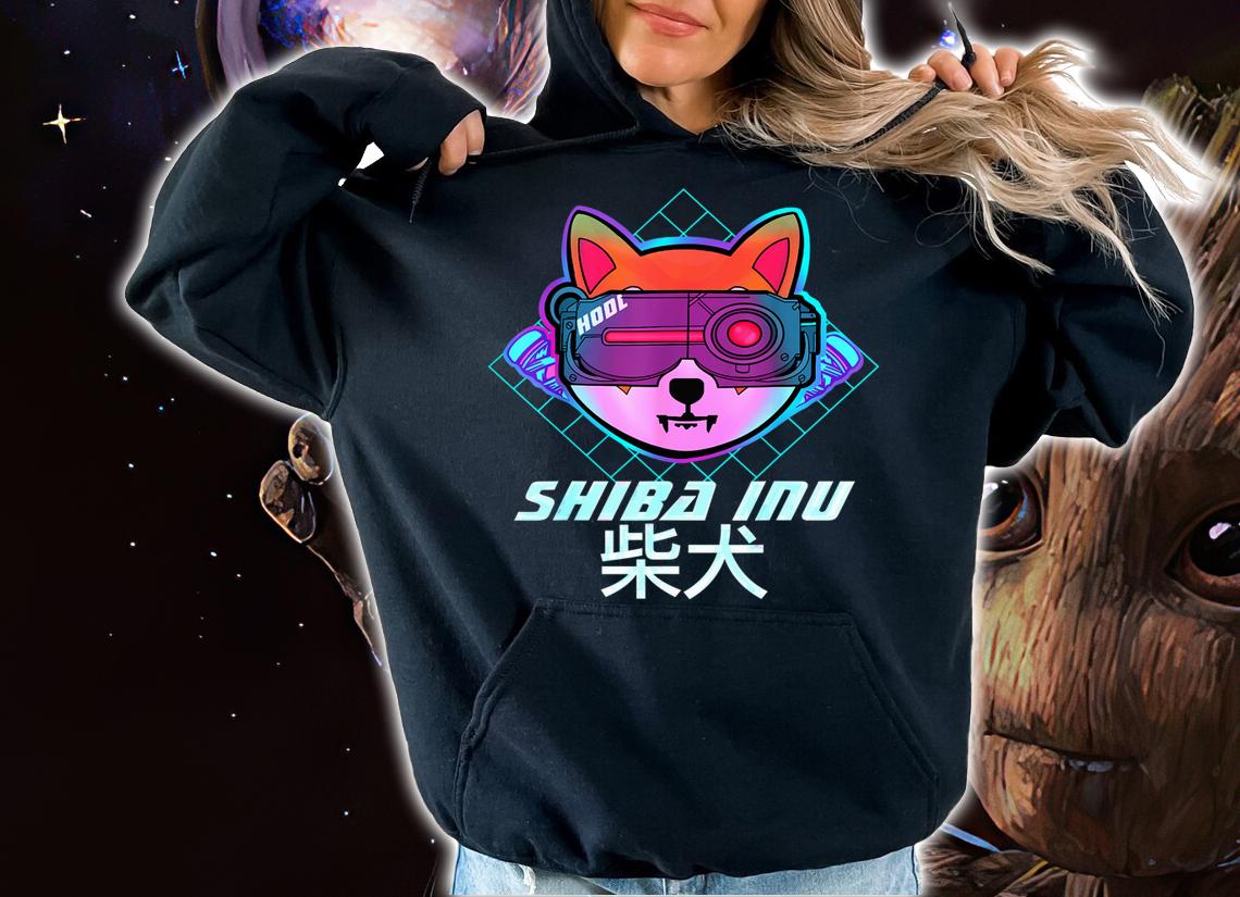 Cyberpunk Shib Army Crypto Shiba inu coin t-shirt hoodie