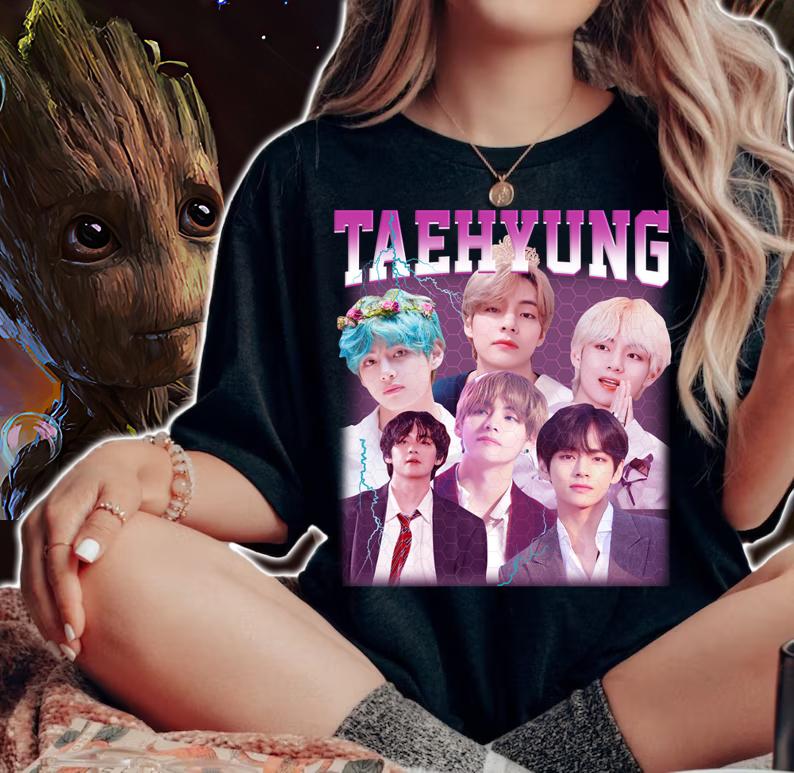 Taehyung Shirt, V Grammy's BTS Vintage t-shirt woman shirt