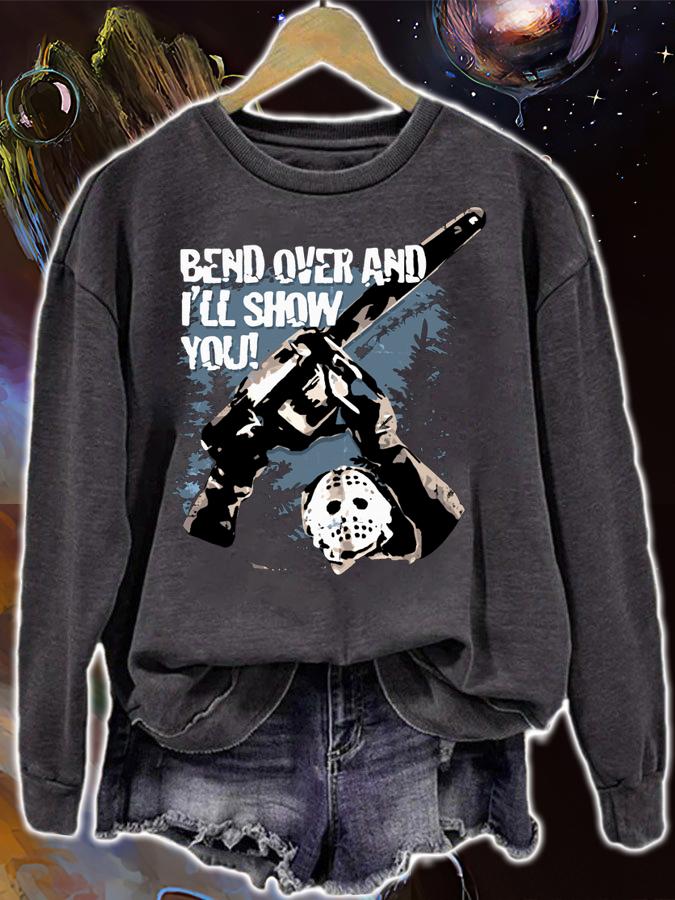 Clark Chainsaw Mask Christmas Vacation Bend Over sweater t-shirt sweatshirt