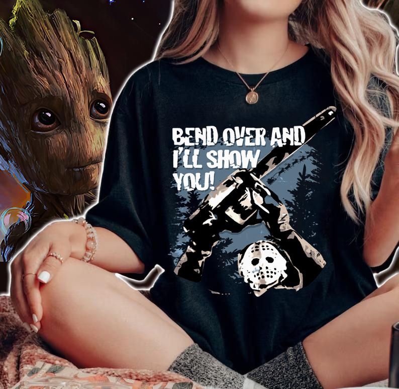 Clark Chainsaw Mask Christmas Vacation Bend Over sweater t-shirt woman shirt