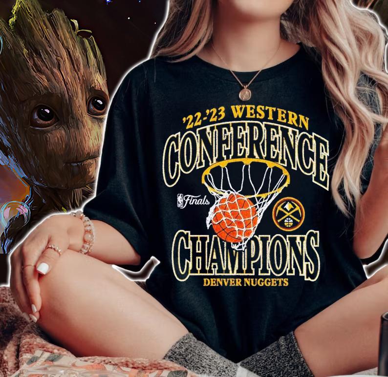 Denver Nuggets 22-23 Western Conference Champions t-shirt woman shirt