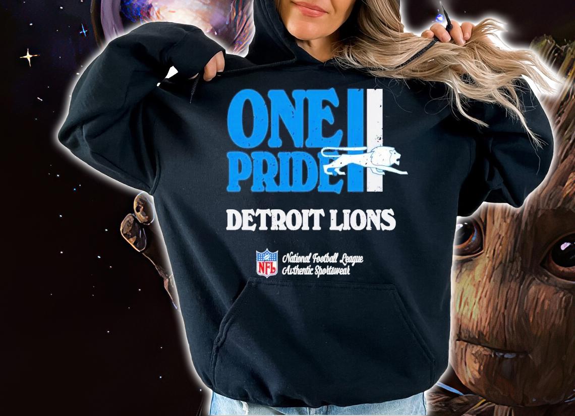 Detroit Lions Vintage One Pride t-shirt hoodie