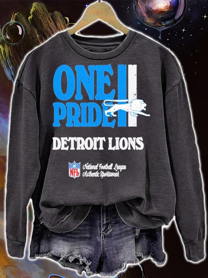 Detroit Lions Vintage One Pride t-shirt sweatshirt