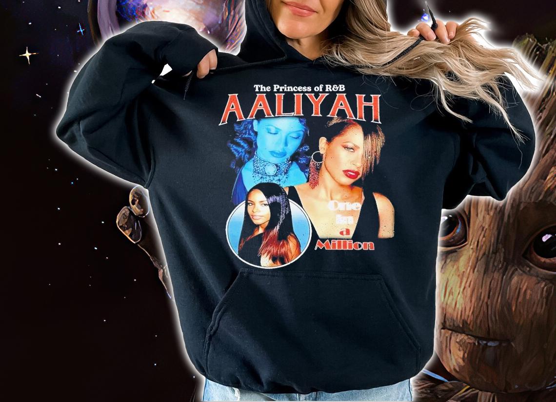 Emmanuel Moseley Aaliyah The Princess of R&B t-shirt hoodie
