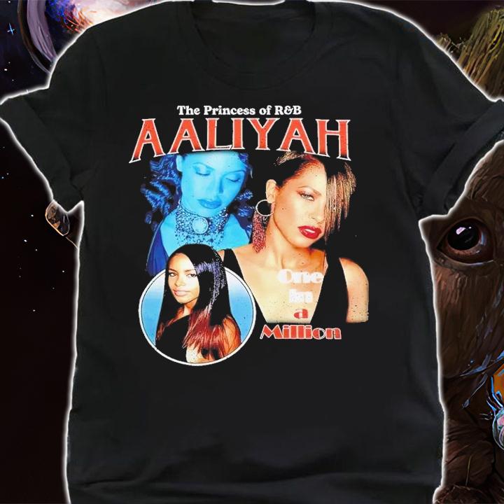Emmanuel Moseley Aaliyah The Princess of R&B t-shirt shirt