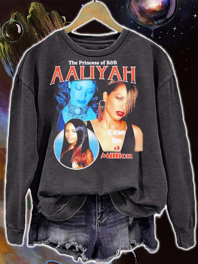 Emmanuel Moseley Aaliyah The Princess of R&B t-shirt sweatshirt