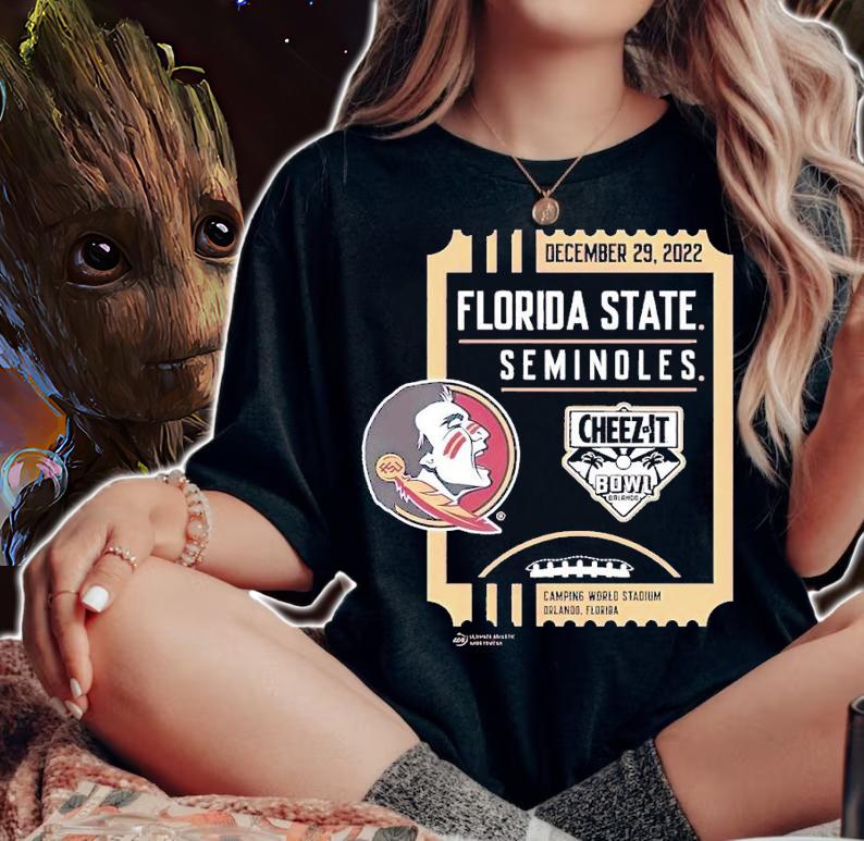 2022 Cheez-It Bowl Florida State Seminoles December 29 2022 Camping World Stadium shirt t-shirt woman shirt