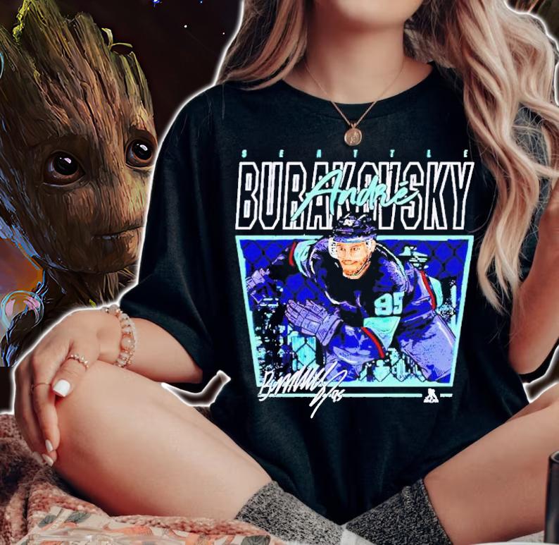 Andre Burakovsky Seattle Cage Hockey signature shirt t-shirt woman shirt
