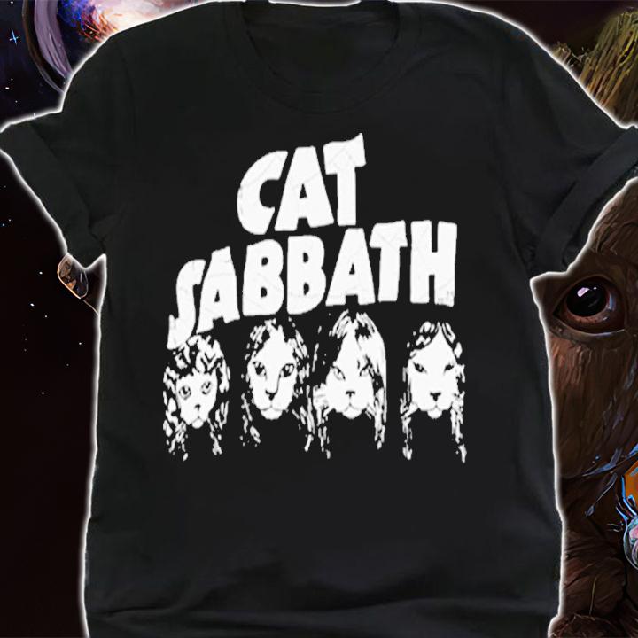 Black Sabbath Cat Band shirt t-shirt shirt