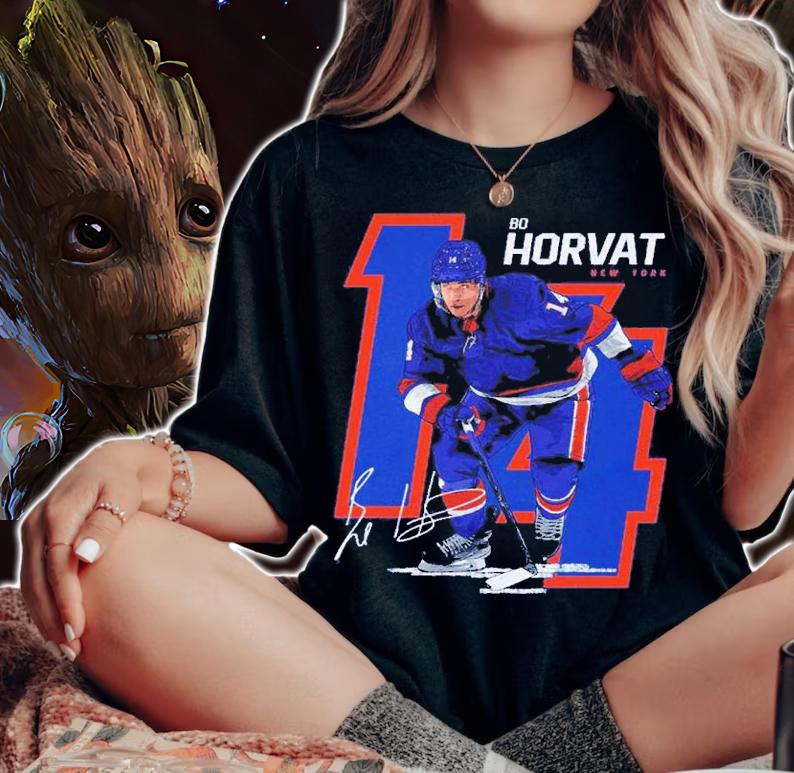Bo Horvat New York I Offset Hockey Shirt t-shirt woman shirt