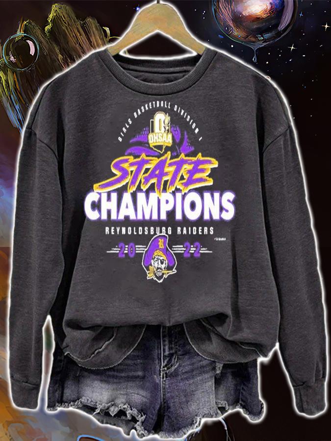 2022 OHSAA Girls Basketball Division I State Champions Reynoldsburg Raiders shirt t-shirt sweatshirt