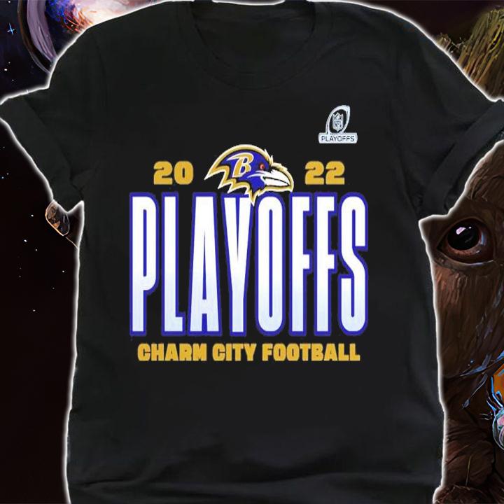 Baltimore Ravens Charm City Football NFL Playoffs 2022 Shirt t-shirt shirt