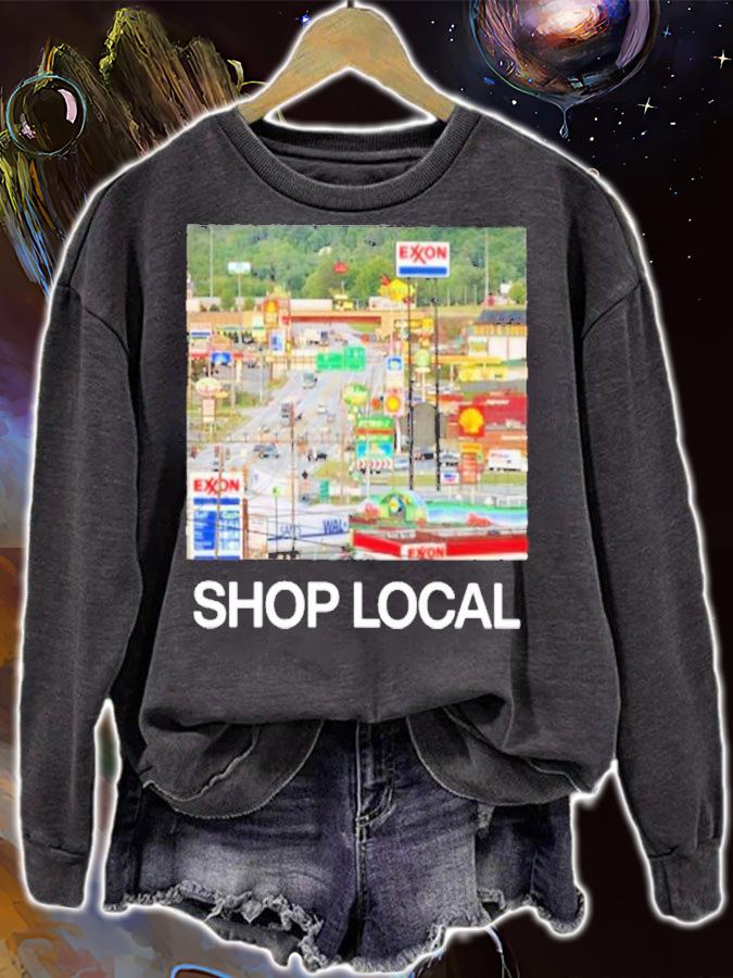 Breezewood Pennsylvania Shop Local Shirt t-shirt sweatshirt