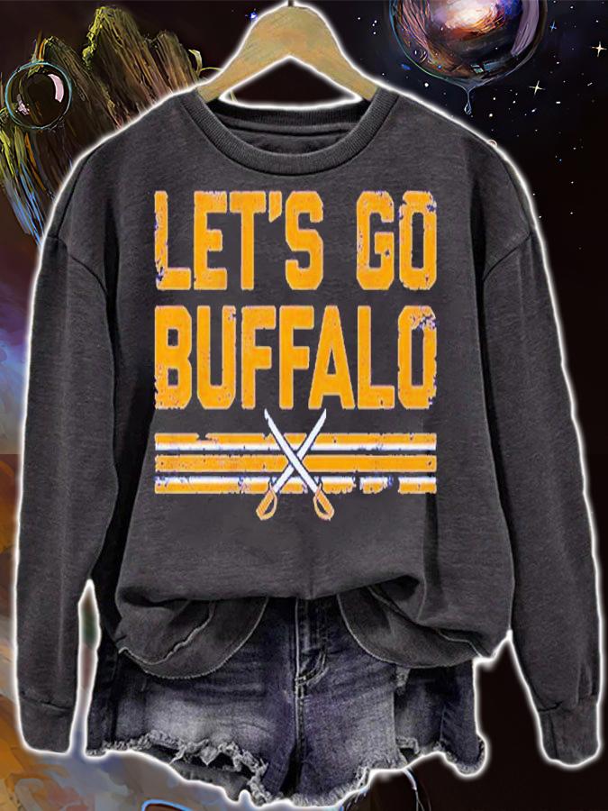 Buffalo Hockey Let's Go Buffalo Shirt t-shirt sweatshirt