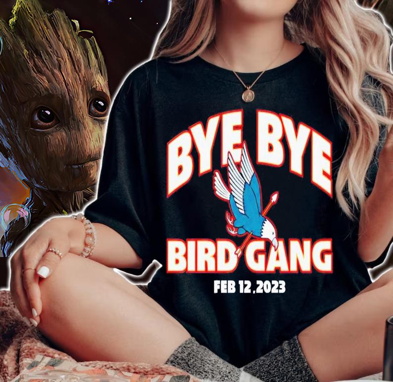 Bye Bye Bird Gang Kansas City Chiefs Champions 2023 shirt t-shirt woman shirt