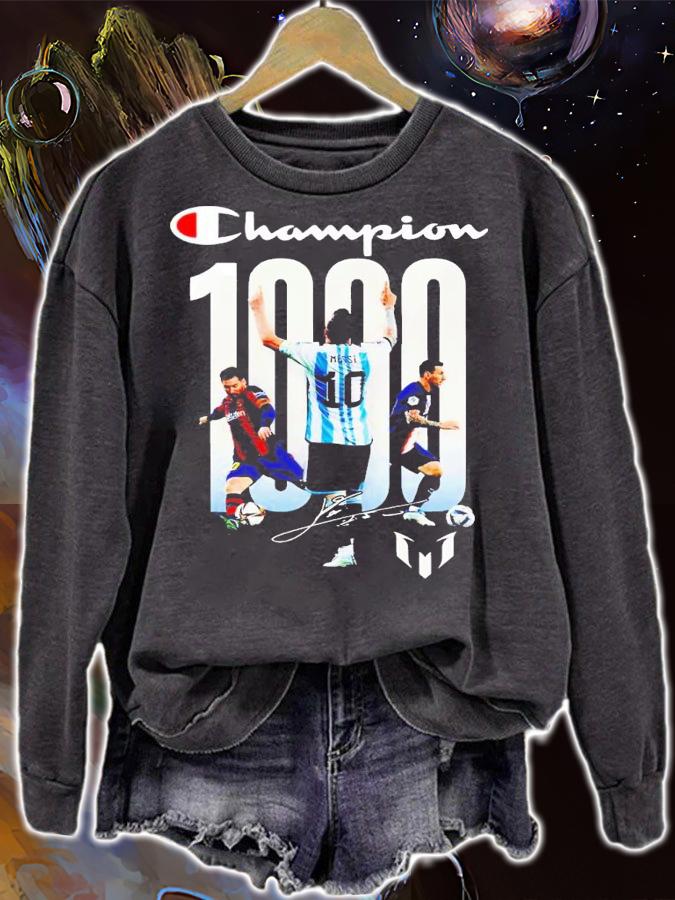Champion 1000 Lionel Messi signature shirt t-shirt sweatshirt