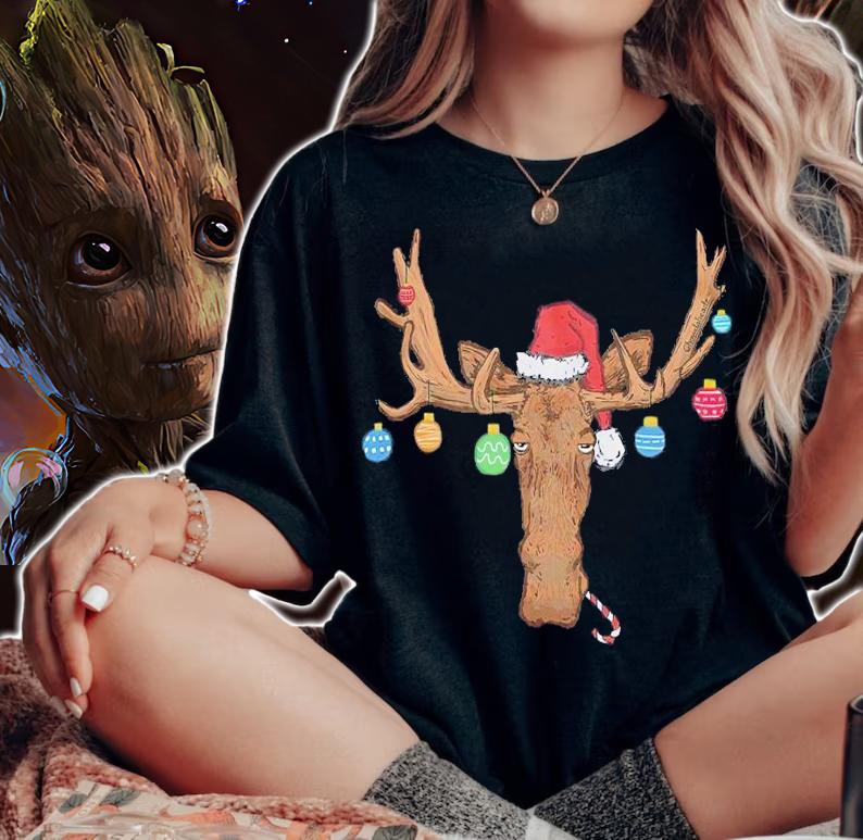 Christmas Moose Ornaments shirt t-shirt woman shirt