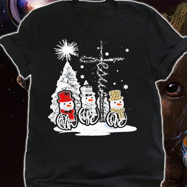 Faith hope love Christmas shirt t-shirt shirt