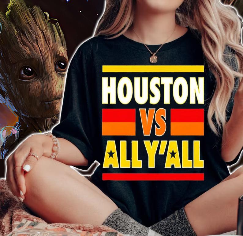 Houston vs all y'all Houston baseball shirt t-shirt woman shirt