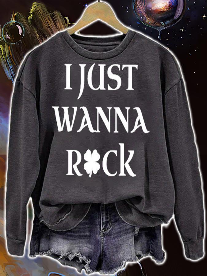 I Just Wanna Shamrock St Patrick Day Shirt t-shirt sweatshirt