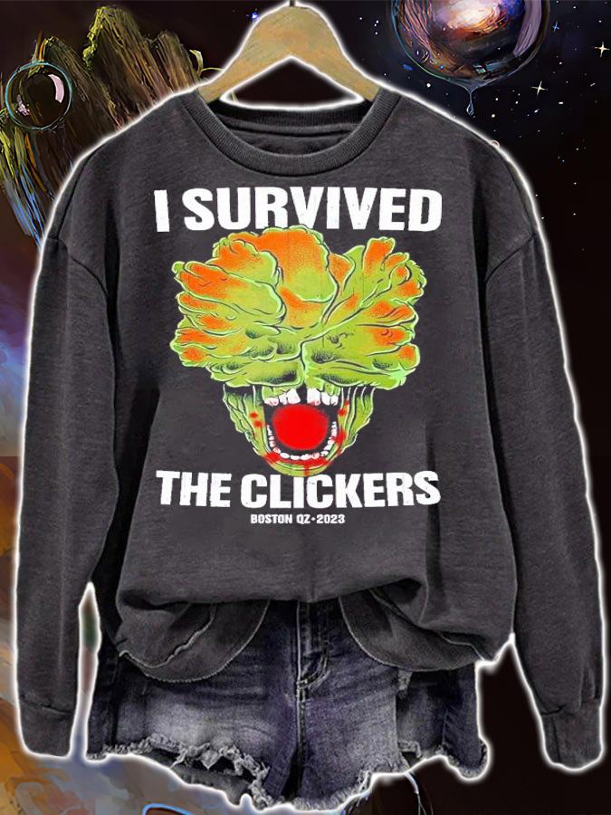 I survived The Clickers Boston QZ 2023 t-shirt sweatshirt