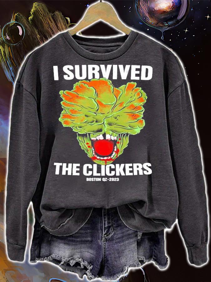 I survived the clickers shirt t-shirt sweatshirt