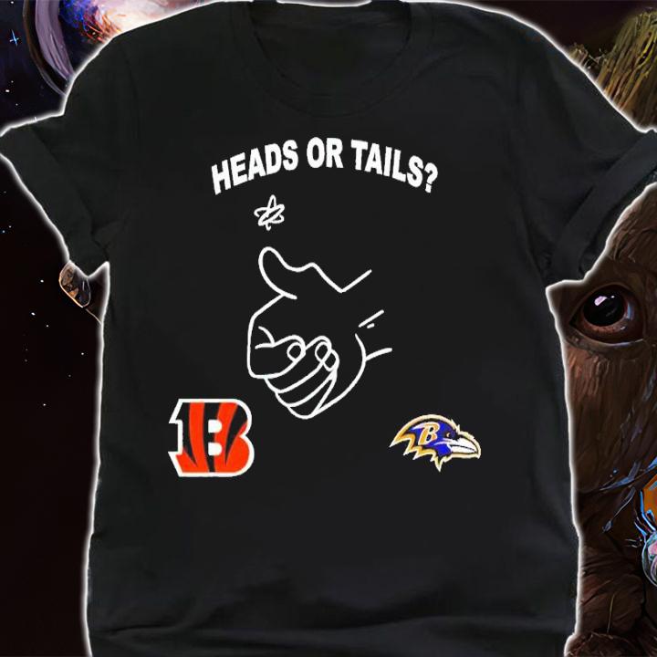 Heads or Tails Cincinnati Bengals and Baltimore Ravens shirt t-shirt shirt