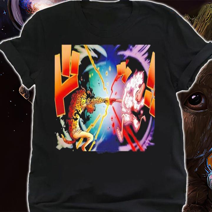 Luffy gear 5 vs Awakened Lucci shirt t-shirt shirt