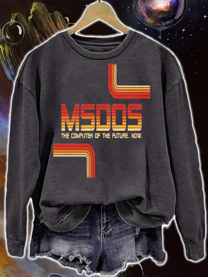 MSDOS the computer of the future now shirt t-shirt