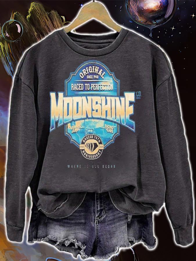 NASCAR Checkered Flag 75th Anniversary Moonshine shirt t-shirt sweatshirt