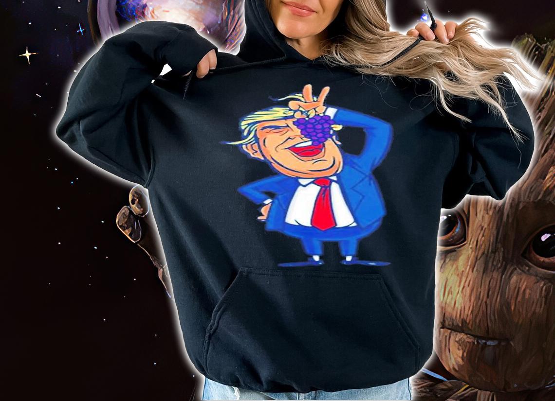 Funny Trump Eating Grapes Shirt t-shirt hoodie