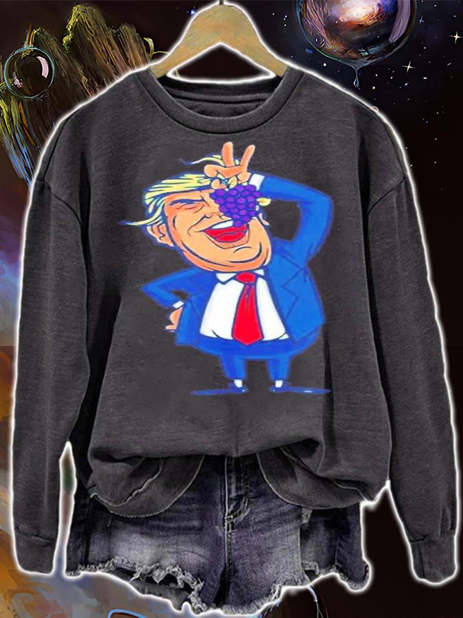 Funny Trump Eating Grapes Shirt t-shirt sweatshirt