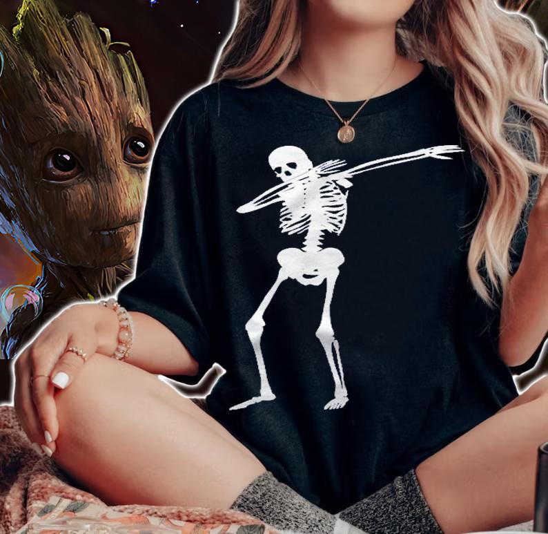 Dab Skeleton Art Classic Shirt