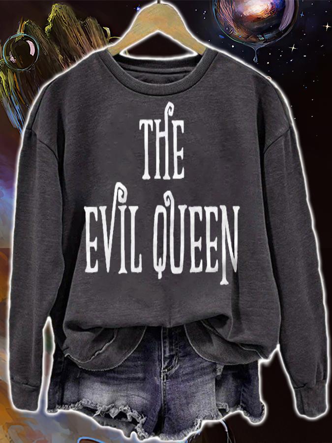 Evil Queen For Mom Matching Family Halloween Costume Shirt