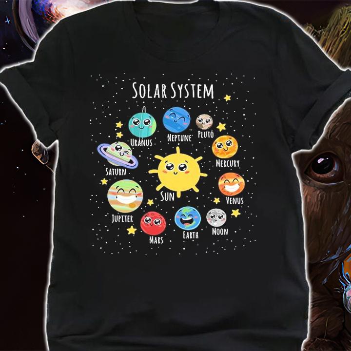 Solar System Children's Galaxy shirt shirt