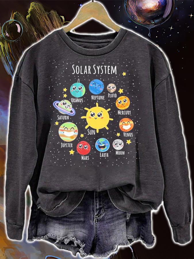 Solar System Children's Galaxy shirt sweatshirt