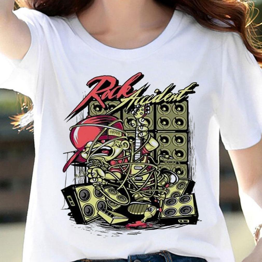 Rock Accident Band Graphic T-shirt